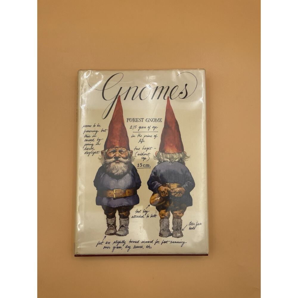 Gnomes by Poortvliet Huygen 1977 1st Edition HCDJ Hardcover DJ Vintage 70s OOP
